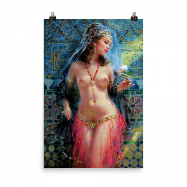 Poster, Belly Dancer Nude