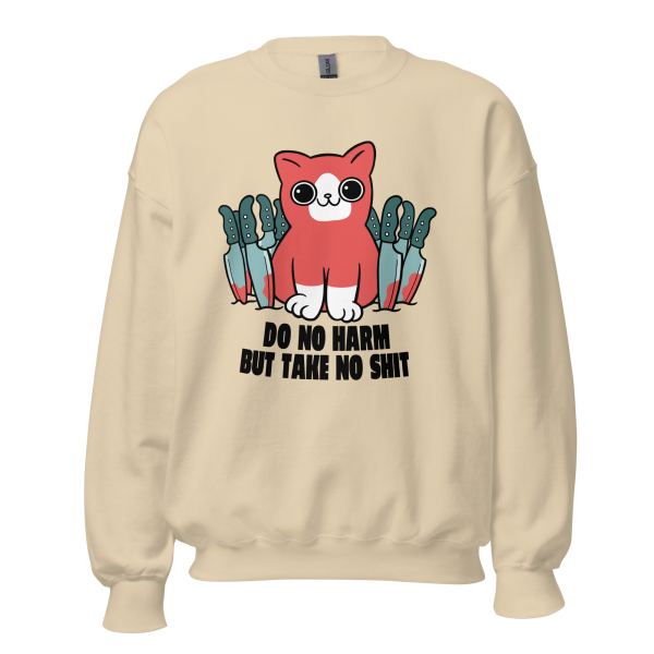 Do Not Harm But Take No Shit  Sweatshirt - Image 8